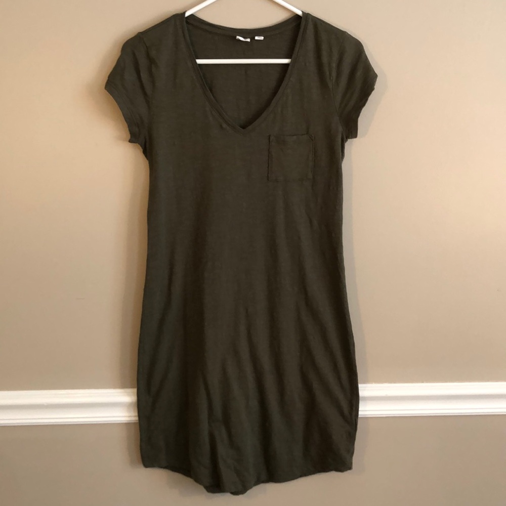 Green T-Shirt Dress
